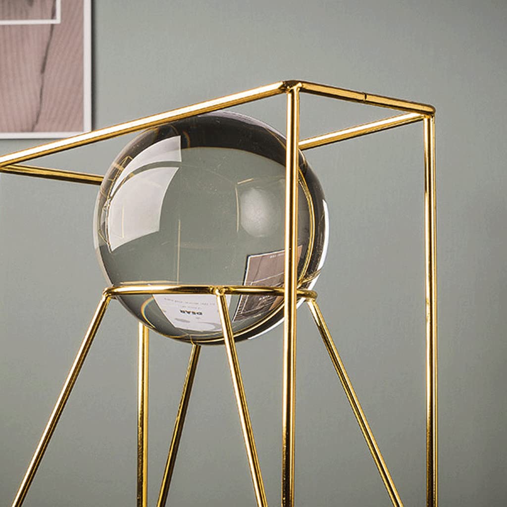 Amazon.co.jp: ブックエンド ガラス水晶玉の装飾が施された幾何学的な